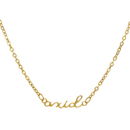 Alpha Xi Delta Script Necklace