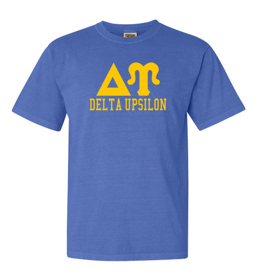 Delta Upsilon Custom Comfort Colors Greek T-Shirt