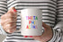 Theta Phi Alpha Coffee Mug with Rainbows - 15 oz