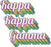 Kappa Kappa Gamma Greek Stacked Sticker
