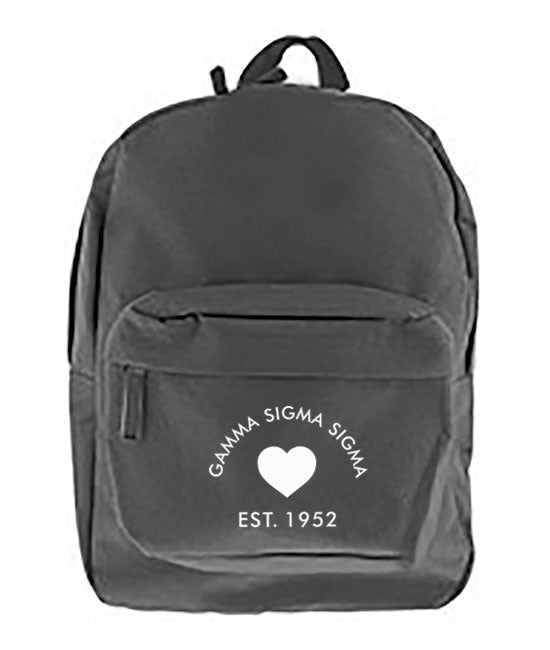 Gamma Sigma Sigma Mascot Embroidered Backpack
