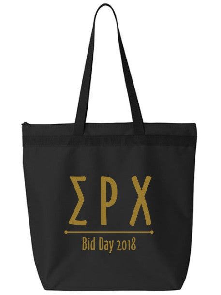 Panhellenic Oz Letters Event Tote Bag