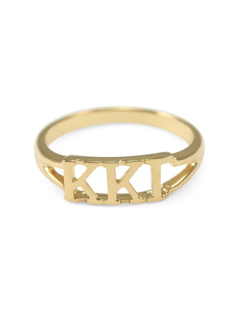 Kappa Kappa Gamma Sunshine Gold Ring