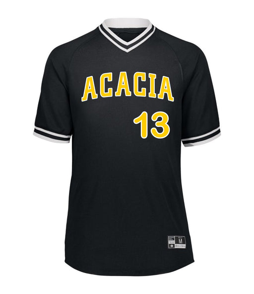 Acacia Retro V-Neck Baseball Jersey