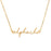 Alpha Chi Omega Script Necklace