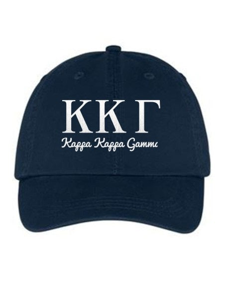 Kappa Kappa Gamma Collegiate Curves Hat