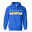 Alpha Phi Omega Two Toned Lettered Hooded Sweatshirt