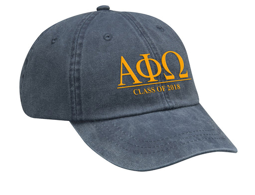 Alpha Phi Omega Embroidered Hat with Custom Text