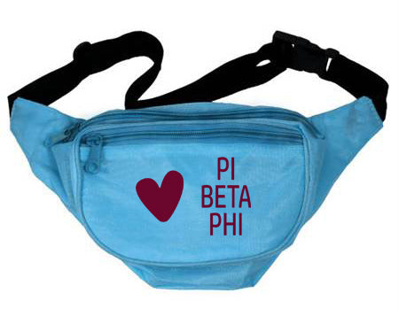 Pi Beta Phi Heart Fanny Pack