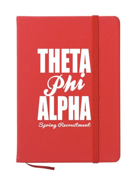 Theta Phi Alpha Cursive Impact Notebook