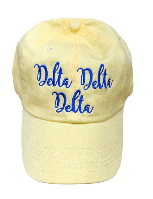 Delta Delta Delta Sky Script Hat