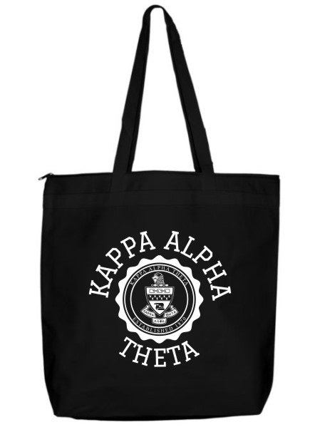 Kappa Alpha Theta Crest Seal Tote Bag