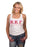 Kappa Kappa Gamma Floral Letters Racerback Tank