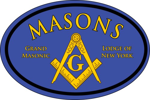 Masonic Color Oval Decal