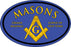 Masonic Color Oval Decal