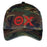 Theta Chi Letters Embroidered Camouflage Hat