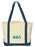 Kappa Phi Lambda Cooper Letters Boat Tote