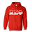 Alpha Sigma Phi Two Toned Lettered Hooded Sweatshirt