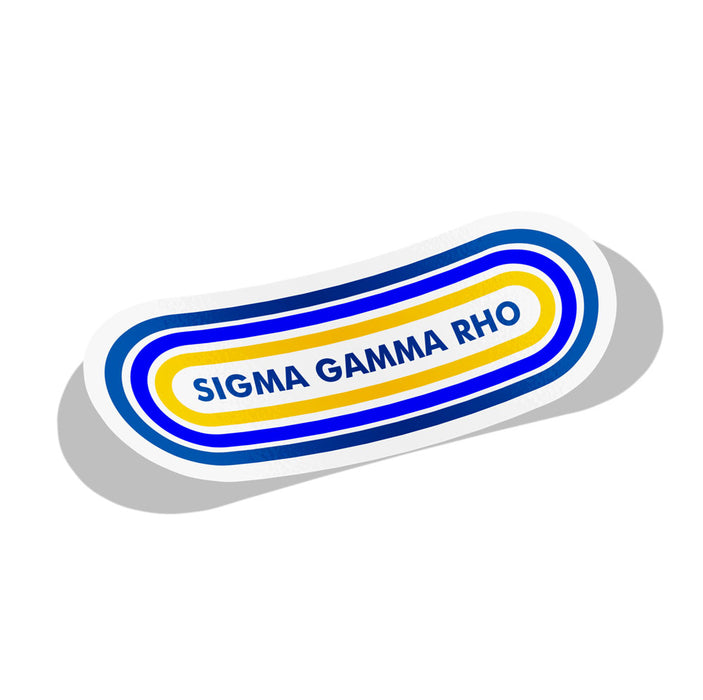 Sigma Gamma Rho Capsule Sorority Decal