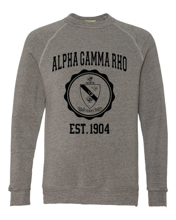Alpha Gamma Rho Alternative Eco Fleece Champ Crewneck Sweatshirt