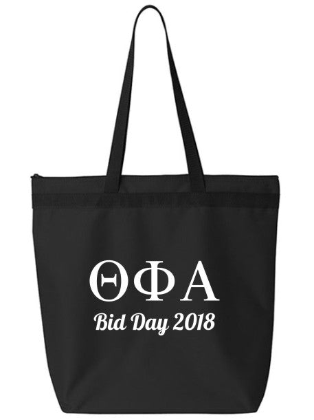 Theta Phi Alpha Roman Letters Event Tote Bag
