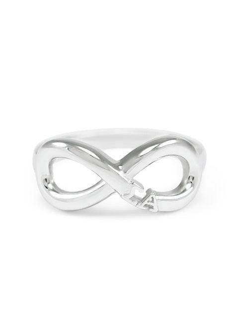 Sigma Alpha Sterling Silver Infinity Ring