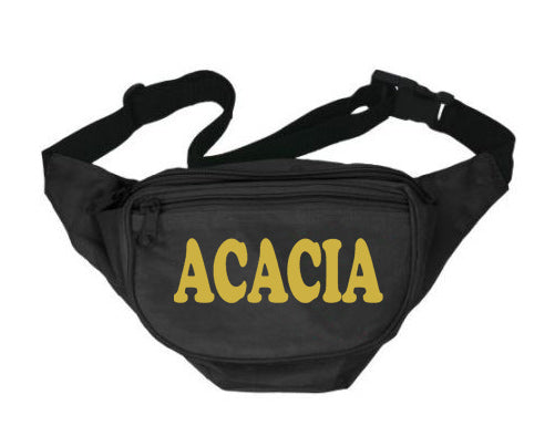 Acacia Fanny Pack Letters Layered Fanny Pack