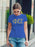 Phi Sigma Sigma University Letter T-Shirt