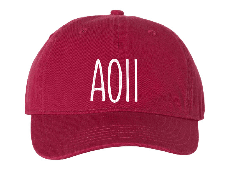 Alpha Omicron Pi Comfort Colors Nickname Hat