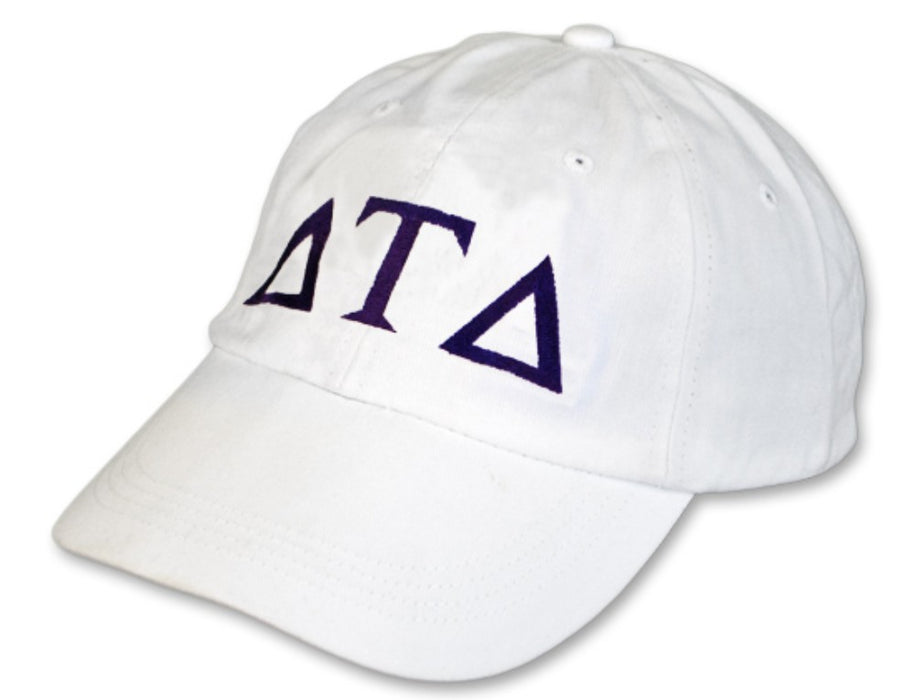 Delta Tau Delta Greek Letter Embroidered Hat