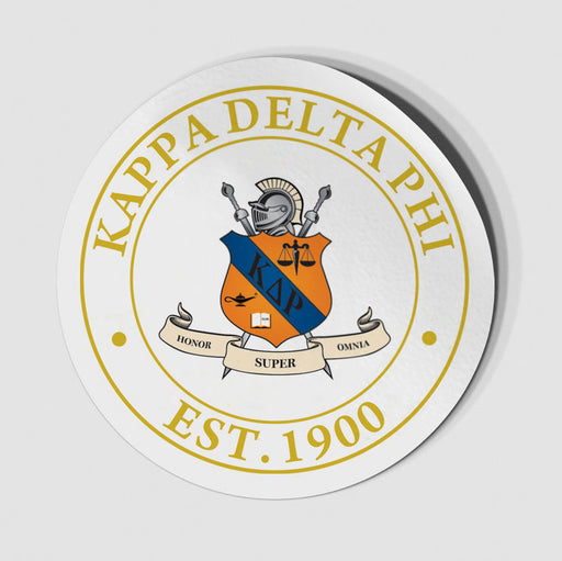 Kappa Delta Rho Circle Crest Decal