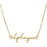 Alpha Gamma Delta Script Necklace