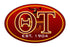Theta Tau Color Oval Decal Color Oval Decal