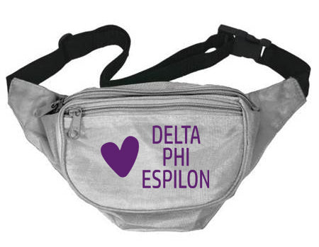 Delta Phi Epsilon Heart Fanny Pack