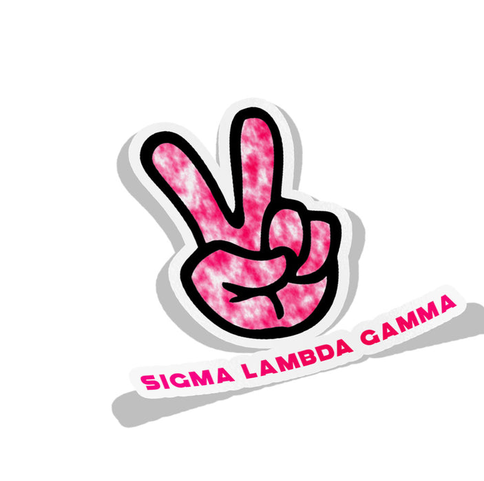 Sigma Lambda Gamma Peace Sorority Decal