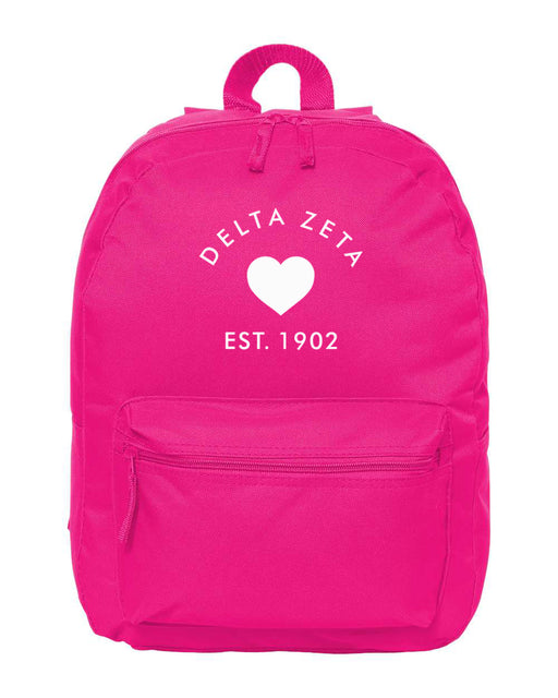 Delta Zeta Mascot Embroidered Backpack