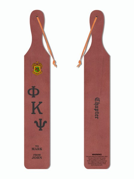 Phi Kappa Psi Traditional Paddle