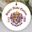 Sigma Alpha Epsilon Round Crest Ornament