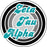 Zeta Tau Alpha Funky Circle Sticker