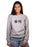 Phi Mu Crewneck Sweatshirt with Sewn-On Letters