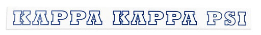 Kappa Kappa Psi Back Of The Window Long Sticker
