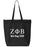 Zeta Phi Beta Roman Letters Event Tote Bag