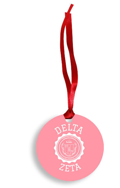 Delta Zeta Crest Ornament