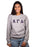 Alpha Gamma Delta Crewneck Letters Sweatshirt