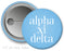 Alpha Xi Delta Simple Text Button