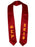 Phi Sigma Rho Vertical Grad Stole with Letters & Year