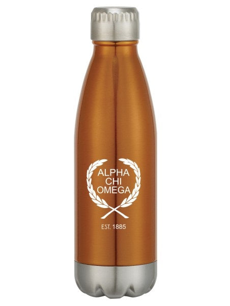 Alpha Chi Omega Laurel Swig Bottle