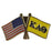 Kappa Alpha Theta Fraternity Flag Pin