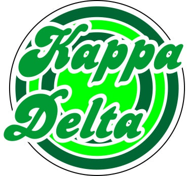 Kappa Delta Funky Circle Sticker