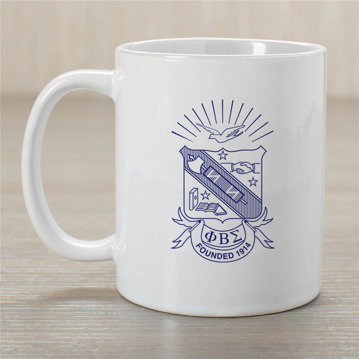 Phi Beta Sigma Crest Coffee Mug